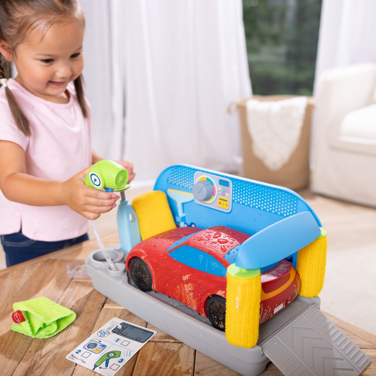 Spray & Shine Car Wash Play Set